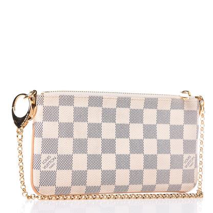Louis Vuitton Damier Azur Pochette Milla MM 3 of 7