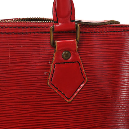 Louis Vuitton Epi Speedy 30 Castillan Red 11 of 14