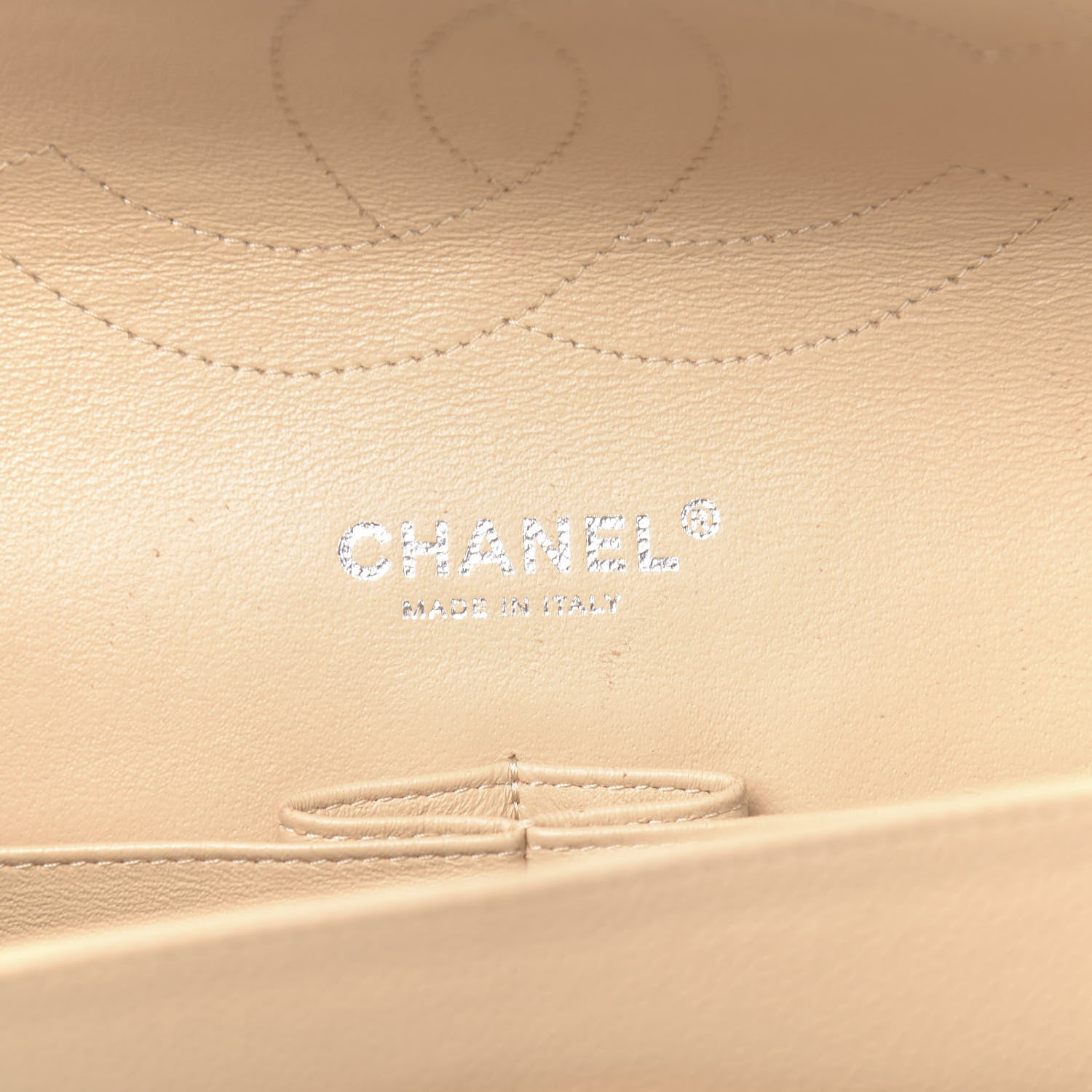 Chanel Caviar Quilted Jumbo Double Flap Beige 6 of 12