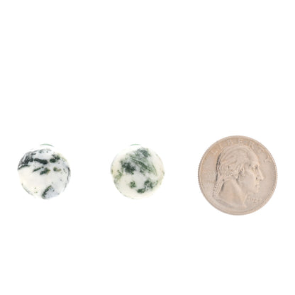 Christian Dior Palladium Mise En Dior Tribal Earrings Green 2 of 4