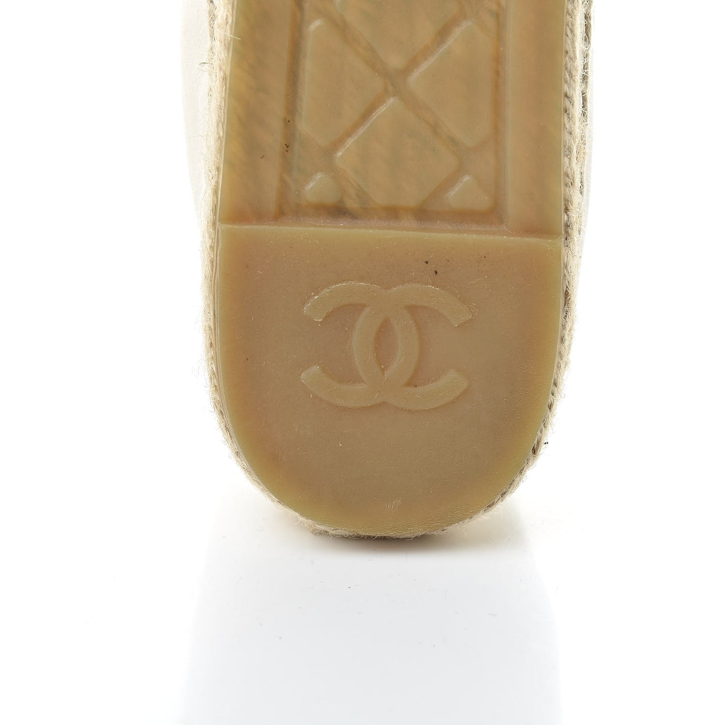 Lambskin CC Espadrilles 41 White