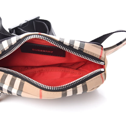 Burberry Nylon Vintage Check Small Cannon Bum Bag Archive Beige 5 of 9