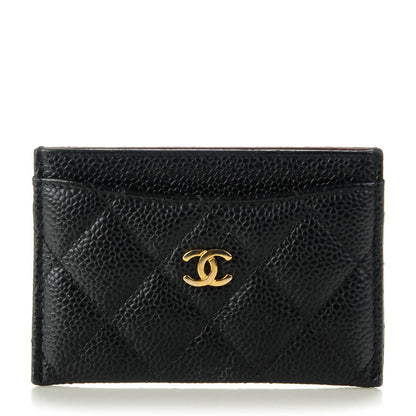 Chanel Caviar Quilted Card Holder Black 1 of 8