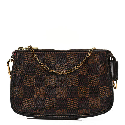 Louis Vuitton Damier Ebene Mini Pochette Accessories 1 of 7