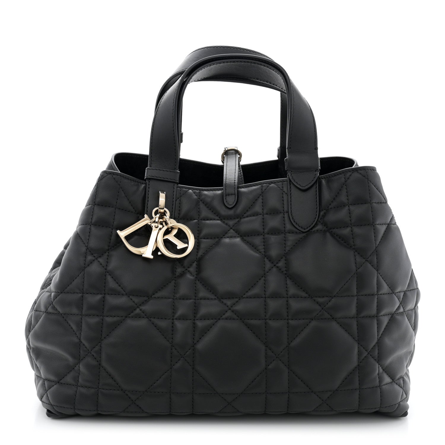 Christian Dior Calfskin Macrocannage Medium Toujours Black 1 of 11
