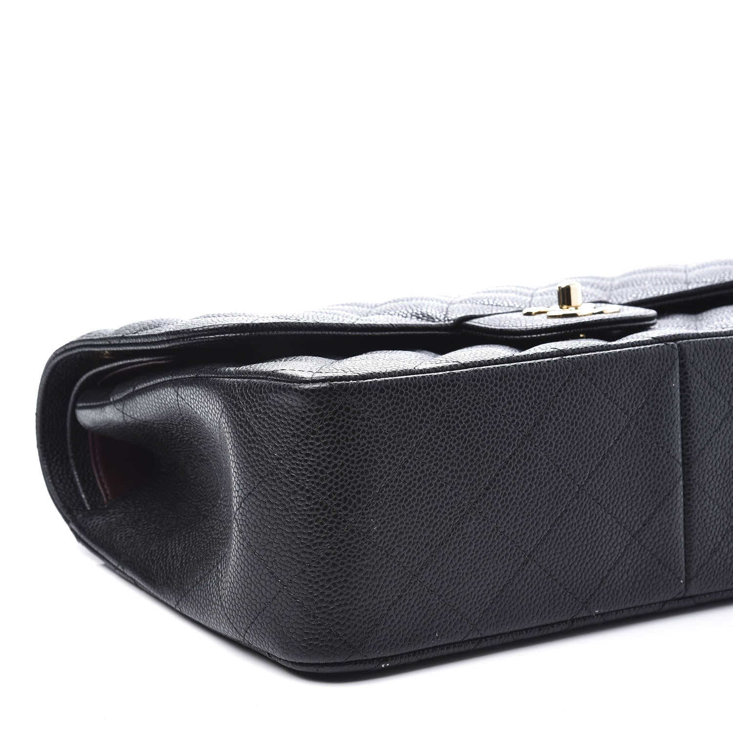 Chanel Caviar Quilted Jumbo Double Flap Black 7 of 10
