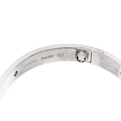 Cartier 18K White Gold 4 Diamond LOVE Bracelet 16 6 of 8