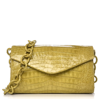 Nancy Gonzalez Crocodile Amour Clutch Green 4 of 9