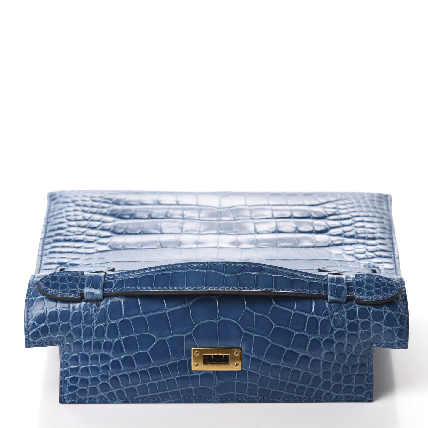 Shiny Alligator Kelly Pochette Mykonos
