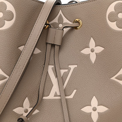 Louis Vuitton Empreinte Monogram Giant Neonoe MM Tourterelle Creme 9 of 11
