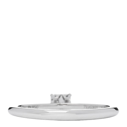 Tiffany Platinum Diamond .23ct Princess Cut Engagement Ring  49 5 4 of 6