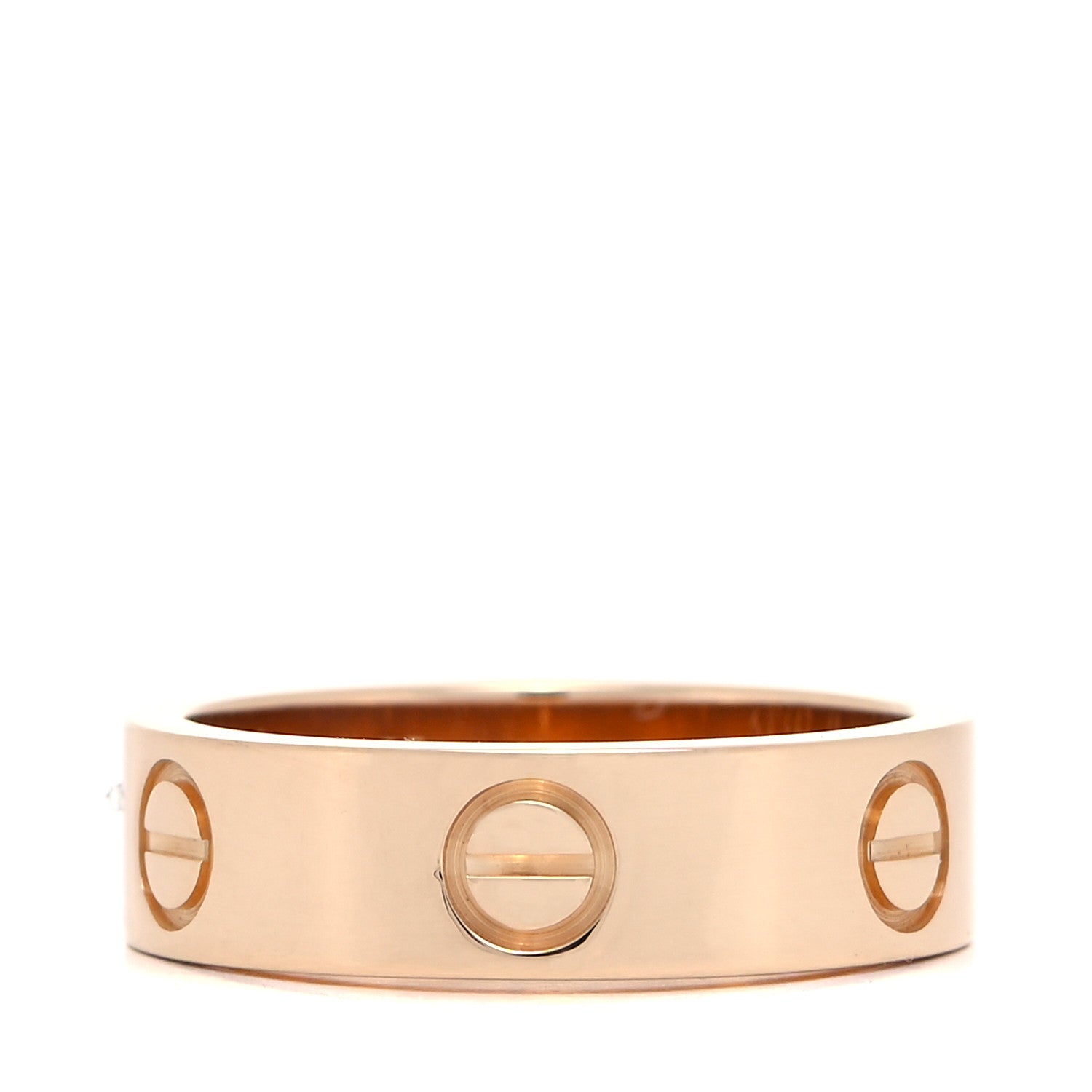 Cartier 18K Yellow Gold 5.5mm LOVE Ring 53 6.25 1 of 4