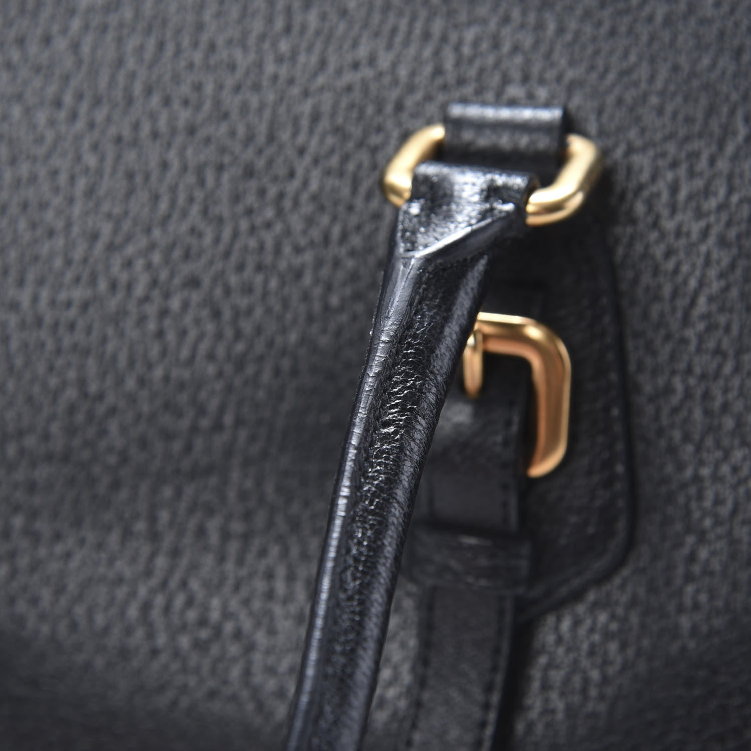 Prada Goatskin Cerniera Pushlock Satchel Black 12 of 14