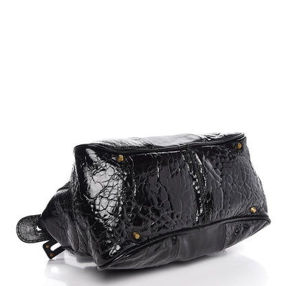Chloe Patent Lambskin Small Paddington Satchel Black 4 of 8