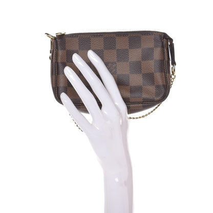 Louis Vuitton Damier Ebene Mini Pochette Accessories 2 of 8