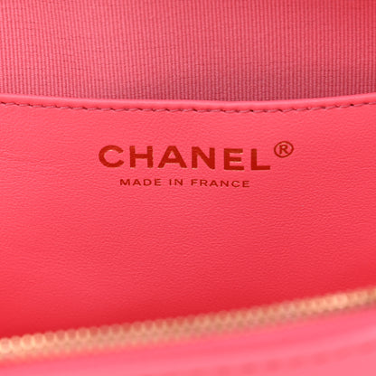 Chanel Lambskin Quilted CC In Love Heart Bag Pink 8 of 11
