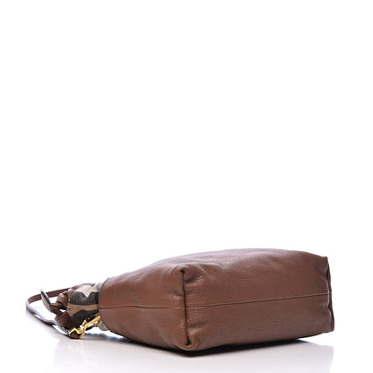 Burberry Calfskin House Check Little Crush Tan 4 of 9