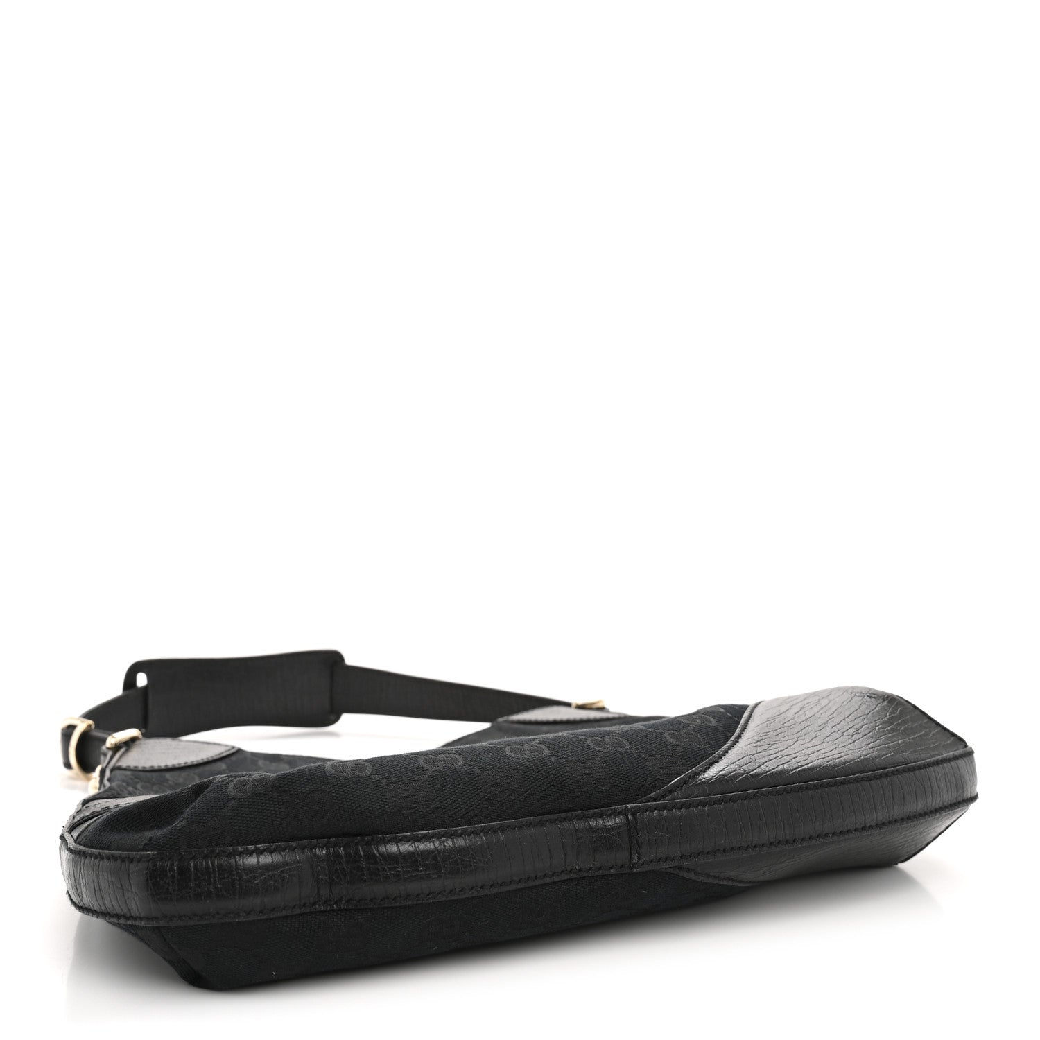 Gucci Monogram Web Hasler Hobo Black 4 of 11