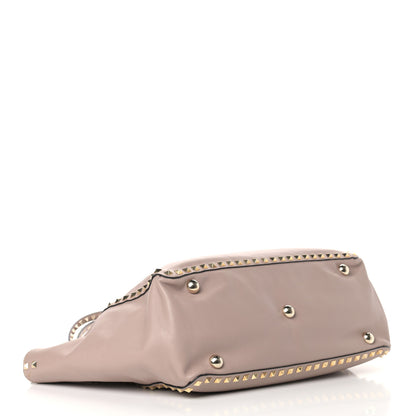 Valentino Garavani Vitello Medium Rockstud Tote Poudre 4 of 11