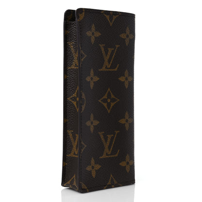 Louis Vuitton Monogram Etui a Lunettes Simple Eyeglass Case 3 of 10