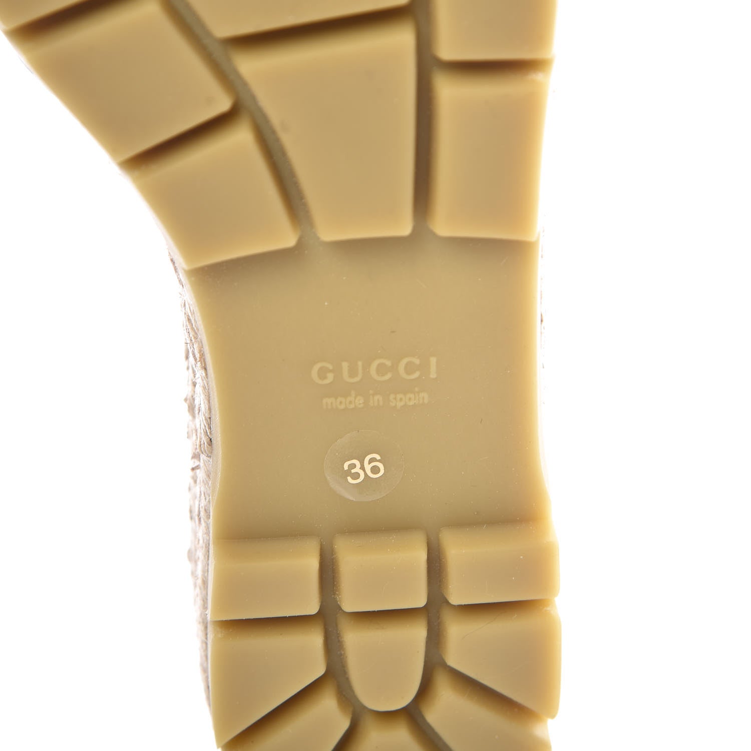 Gucci Nappa Matelasse GG Marmont Platform Espadrille Slide Sandals 36 Black 6 of 11