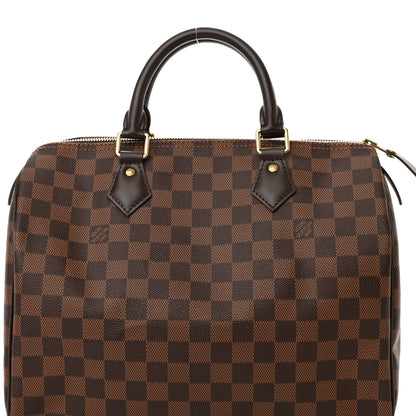 Louis Vuitton Damier Ebene Speedy 30 7 of 10