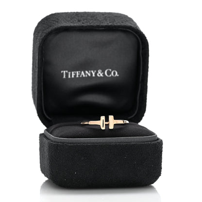 Tiffany 18K Rose Gold T Wire Ring 54 7 5 of 5