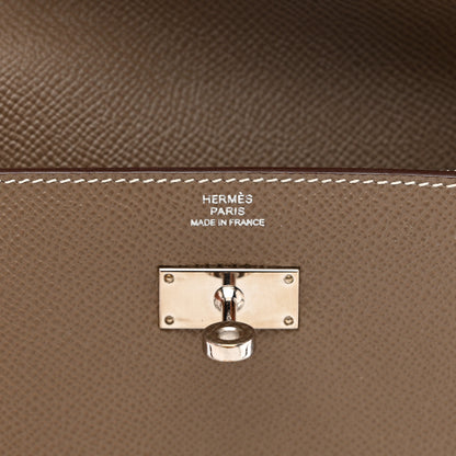 Hermes Epsom Kelly Longue Wallet Etoupe 6 of 9