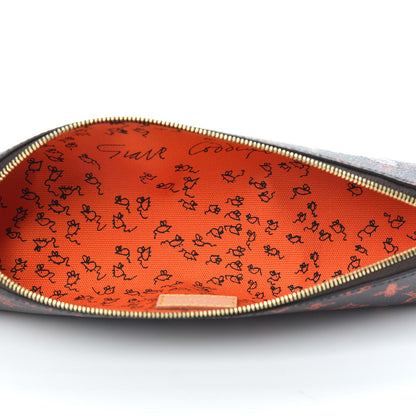 Louis Vuitton Catogram Elizabeth Pouch Orange Marron 5 of 9