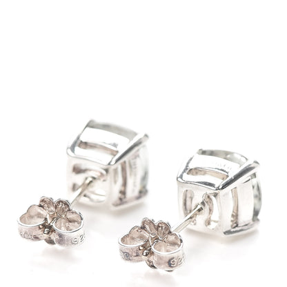 Tiffany Sterling Silver Prasiolite Sparklers Earrings 3 of 4