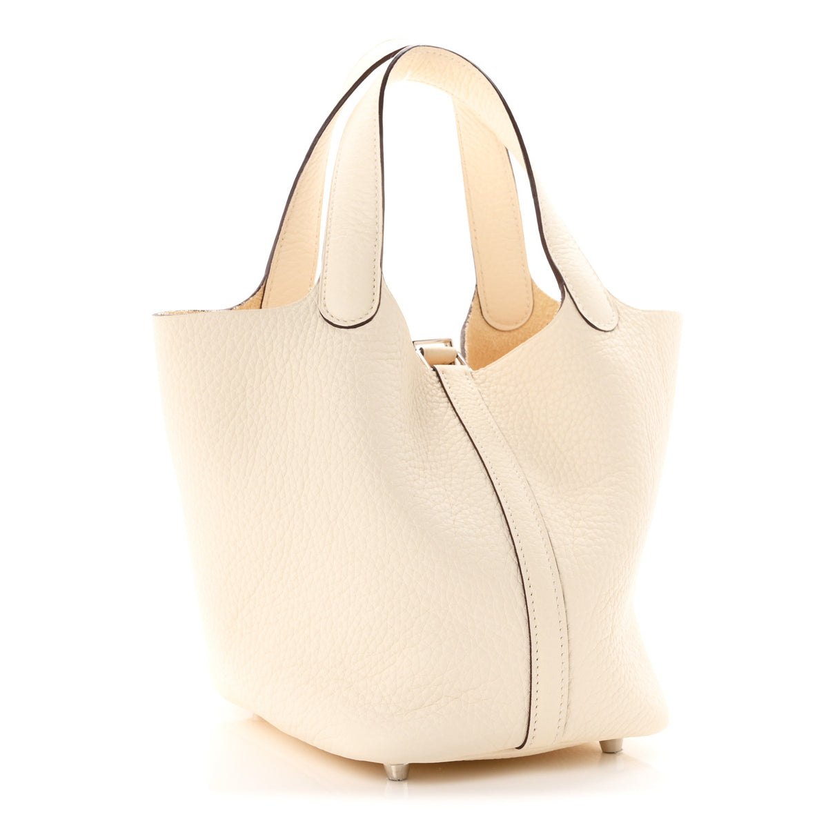 Hermes Taurillon Clemence Picotin Lock 18 PM Nata Nata 3 of 11