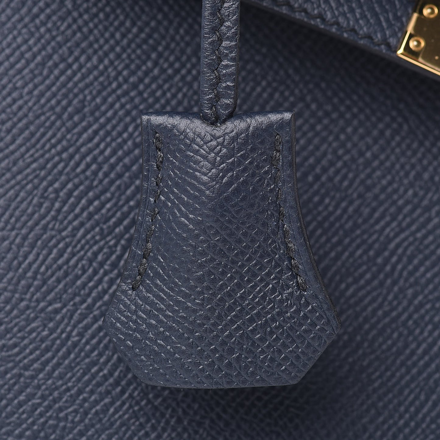 Epsom Kelly Sellier 25 Bleu Indigo