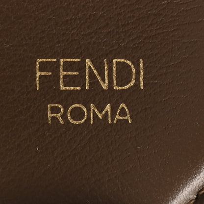 Fendi Vitello Century Bi-Color FF 1974 Embossed Strap You Maya Black 3 of 6