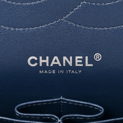 Chanel Caviar Quilted Jumbo Double Flap Navy Blue 6 of 12