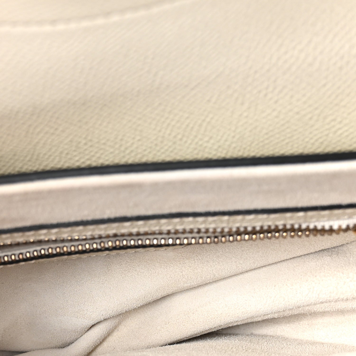 Christian Dior Grained Calfskin Saddle Bag White 5 of 10