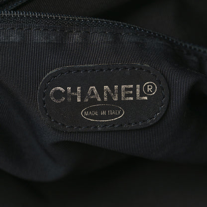 Chanel Caviar Quilted CC Shopping Tote Black 6 of 8