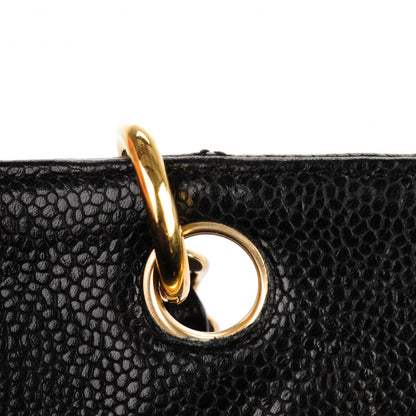 Chanel Caviar Quilted Petit Shopping Tote PST Black 9 of 9