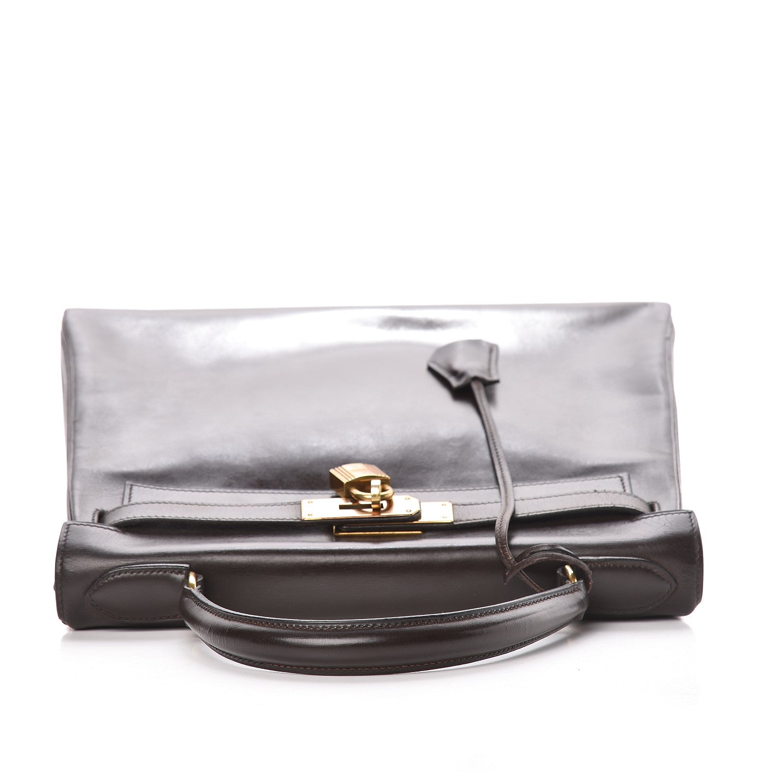 Hermes Box Kelly Retourne 28 Chocolate 33 of 35