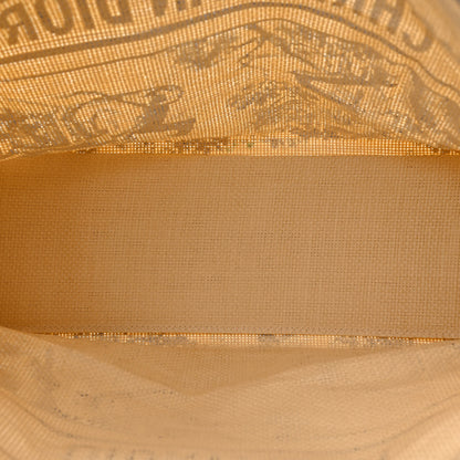 Christian Dior Straw Dioriviera Tote Blue 5 of 10