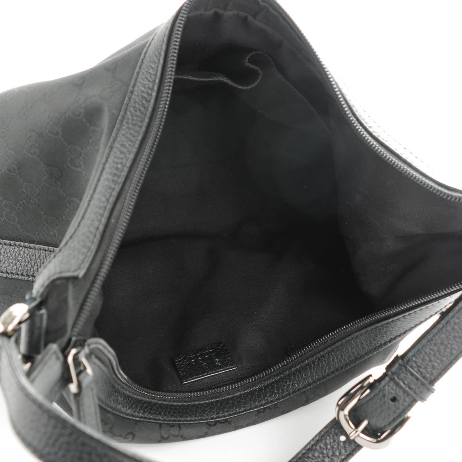 Gucci Nylon Monogram Hobo Black 5 of 7
