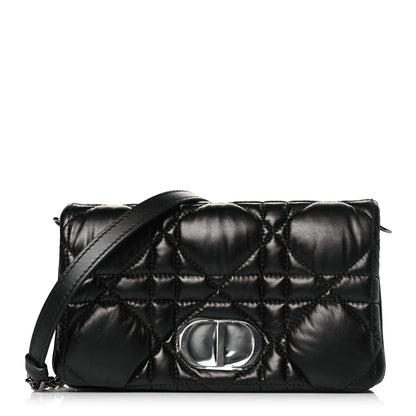 Christian Dior Calfskin Macrocannage Mini Caro Bag Black 1 of 10