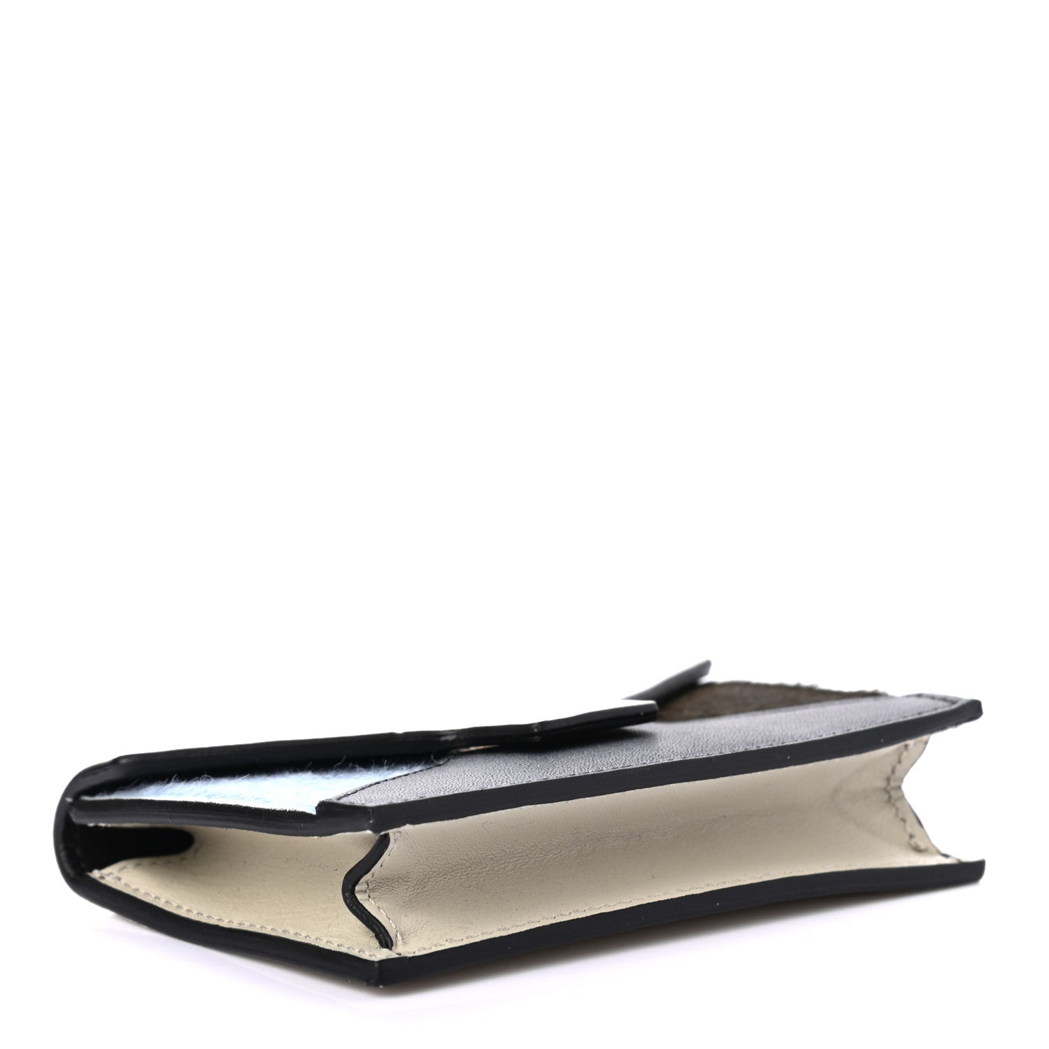 Celine Pony Hair Calfskin Diamond Card Case White 4 of 8