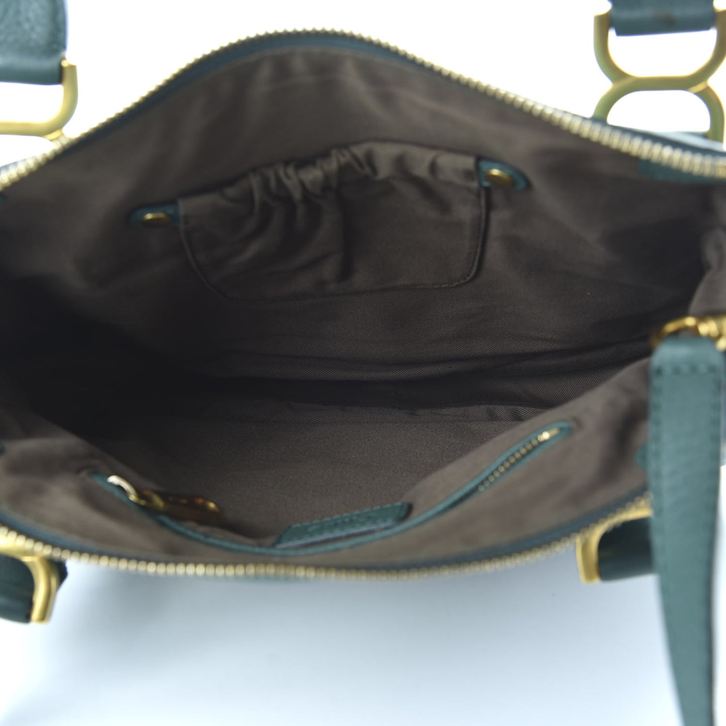 Calfskin Medium Marcie Satchel Emerald
