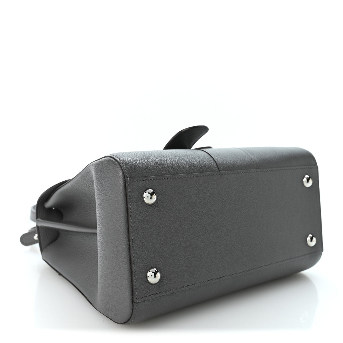 Delvaux Rodeo Calfskin PM Brillant Satchel Stone 5 of 11