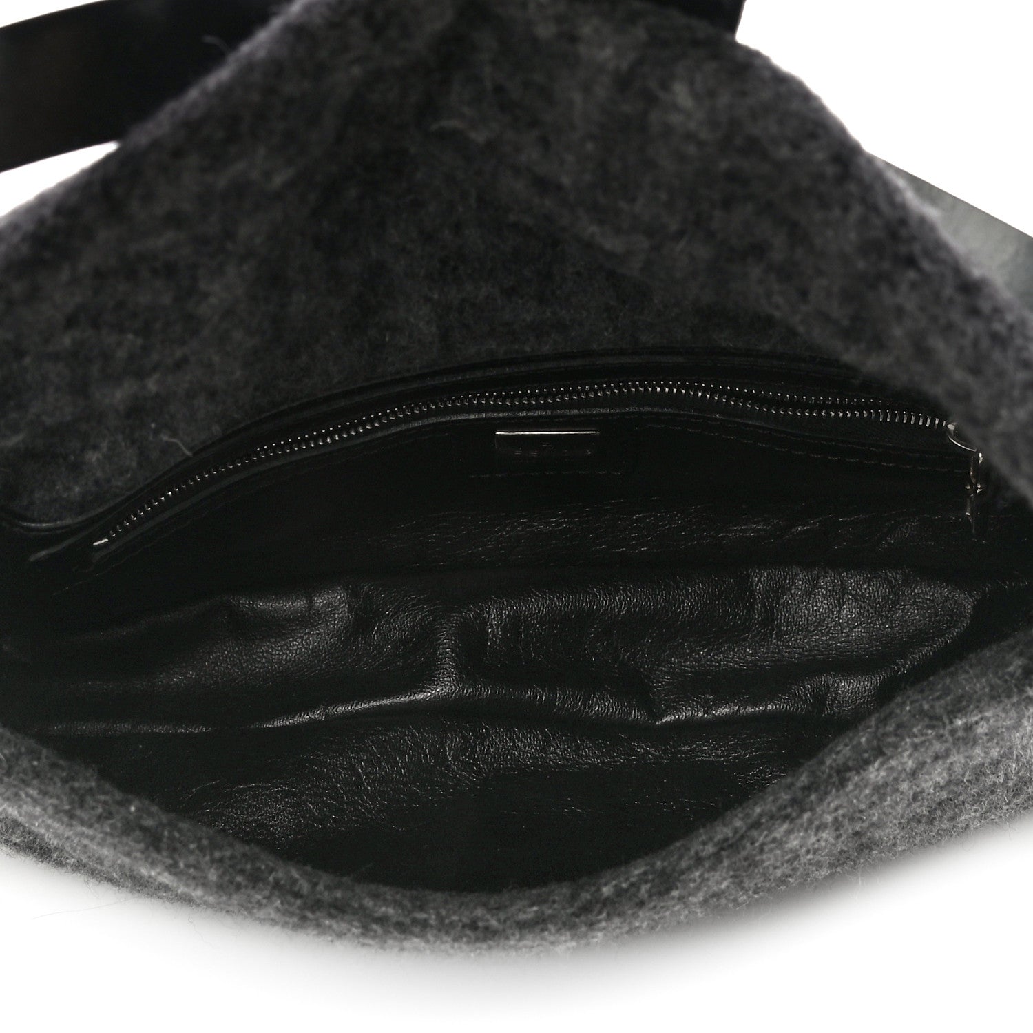Fendi Wool Zucca Baguette Grey 4 of 9