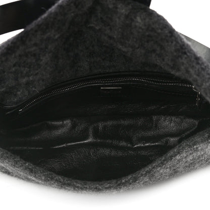 Fendi Wool Zucca Baguette Grey 4 of 9
