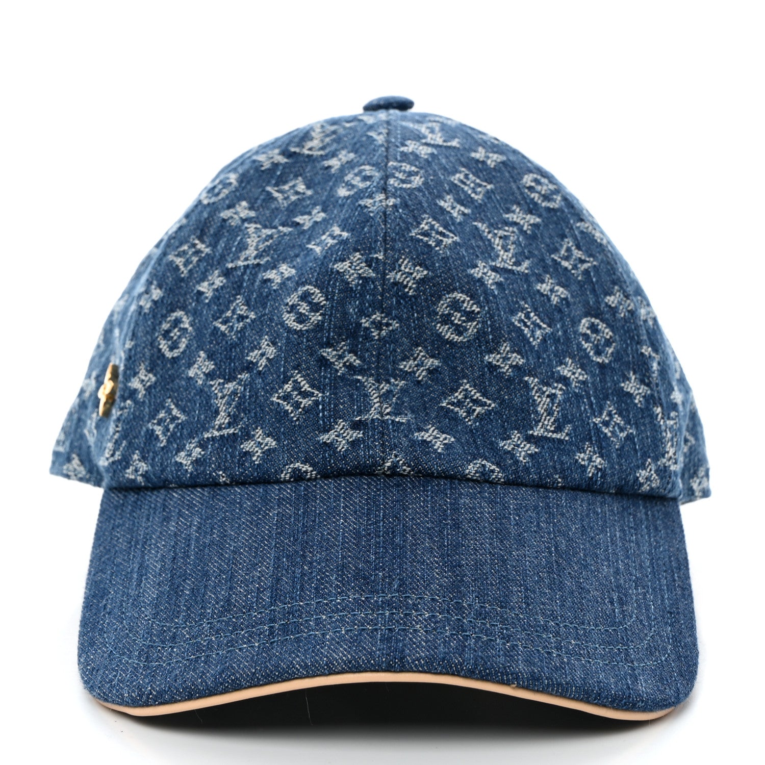 Louis Vuitton Monogram Denim LV Remix Cap Blue 3 of 8