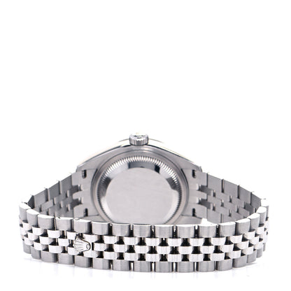 Rolex Stainless Steel 18K White Gold 28mm Oyster Perpetual Datejust Watch Silver Roman 279174 3 of 4