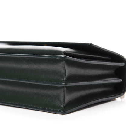 Saint Laurent Calfskin Medium Monogram Sunset Dark Green 7 of 11