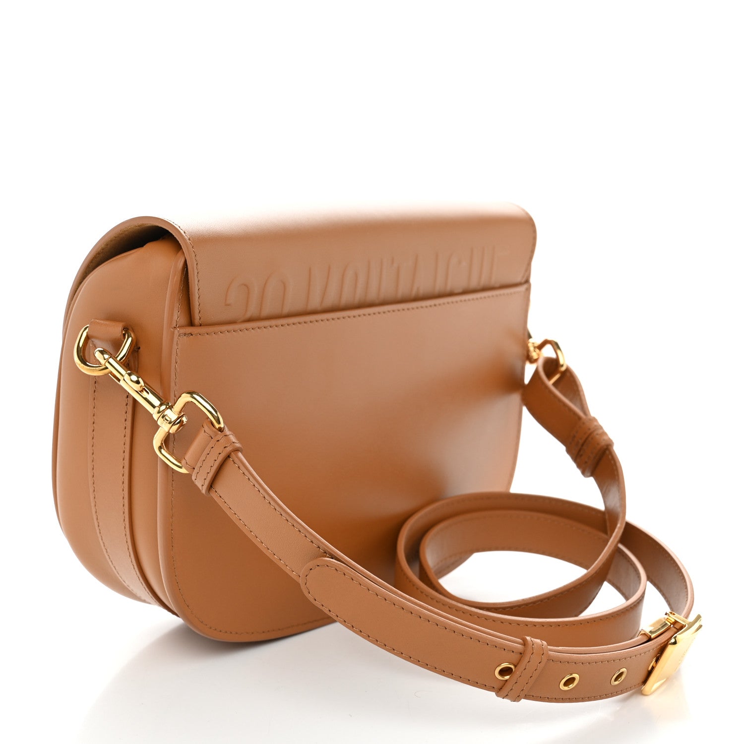 Christian Dior Box Calfskin Medium Bobby Flap Camel 3 of 11